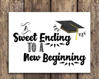 Commencement sweets Etsy image relating to Free Printable Candy Buffet Signs called Commencement sweets Etsy